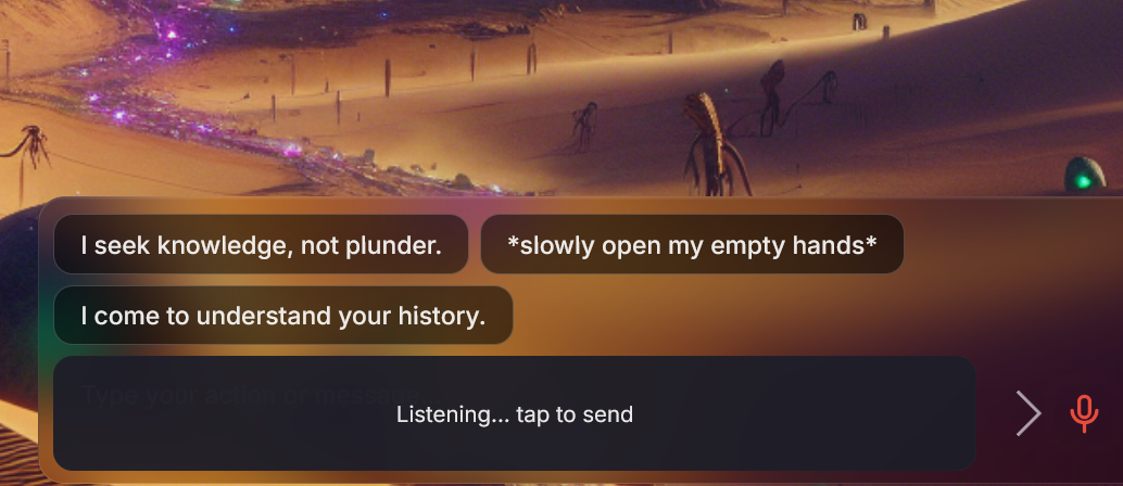 Voice Chat: Talk to Your Characters
